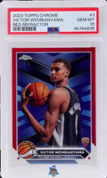 Victor Wembanyama PSA 10 Topps Chrome Red Refractor #1 5/5
