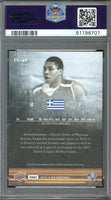 2013 Giannis Antetokounmpo PSA 9 10 U.D. SP Authentic Canvas Coll Auto #CC46