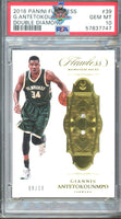 2016 Giannis Antetokounmpo PSA 10 Flawless Double Diamond Auto #39 9/10