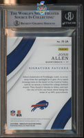 2018 Josh Allen BGS 9 Immaculate Rookie Dual Patch Auto #ISJA 63/99