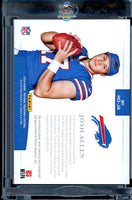 2018 Josh Allen Raw National Treasures Cap Patch Rookie Auto #HOJA 1/3