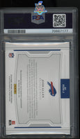2018 Josh Allen PSA 8 National Treasures Holo Silver Rookie Dual Patch 19/25