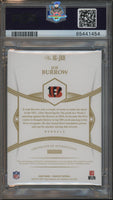 2020 Joe Burrow PSA 8 10 Flawless Ruby Rookie Patch Auto #SGJBU 6/15