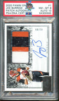 2020 Joe Burrow PSA 8 10 One Rookie Patch Auto #1 3/99