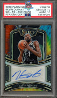 2020 Kevin Durant PSA 10 10 Select Tie Dye Prizm Auto #SGKDR 19/25