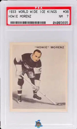 1933 Howie Morenz PSA 7 Word Wide Ice Kings #36