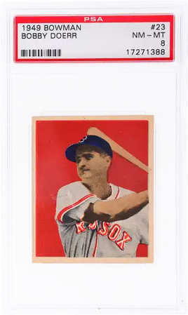 1949 Bowman Bobby Doerr #23 PSA 8 17271388