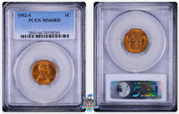 1952-S 1C PCGS MS66 RD 28358261