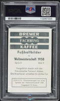 1958 Pele PSA 6 Bremer Fachring Fussballbilder Rookie #9