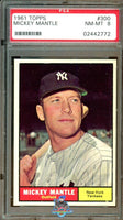 1961 Topps Mickey Mantle #300 PSA 8 02442772