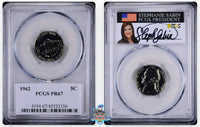 1962 5C PCGS PR67 Stephanie Sabin Signature Label 45523329