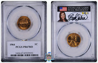 1964 1C PCGS PR67 RD Stephanie Sabin Signature Label 45529554