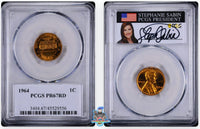 1964 1C PCGS PR67 RD Stephanie Sabin Signature Label 45529554