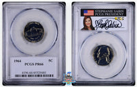 1964 5C PCGS PR66 Stephanie Sabin Signature Label 45529481