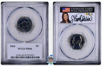 1964 5C PCGS PR66 Stephanie Sabin Signature Label 45529481