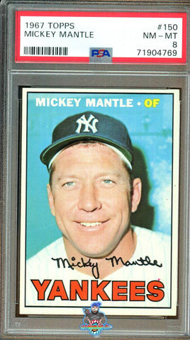 1967 Topps Mickey Mantle #150 PSA 8 71904769