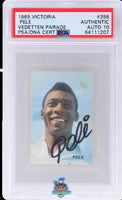 1969 Victoria Vedetten Parade Signed Pele #356 PSA Auth Auto 10 64111207