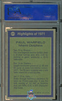 1972 Paul Warfield PSA 9 Topps AllPro #279 40403917