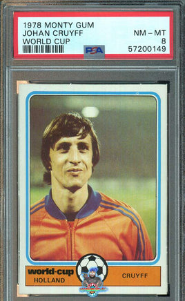 1978 Monty Gum Johan Cruyff World Cup PSA 8 57200149