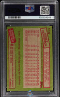 1985 Rickey Henderson PSA 9 10 Topps Auto Freshly Graded #115