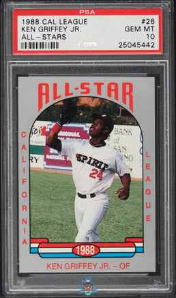 1988 Ken Griffey Jr. PSA 10 Cal League All-Stars #26