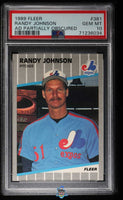 1989 Fleer Randy Johnson Ad PArtially Obscured #381 PSA 10 71236034