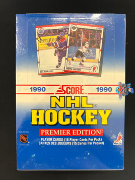1990-91 Score NHL Hockey Premier Bilingual Edition New Unopened Trading Card Box