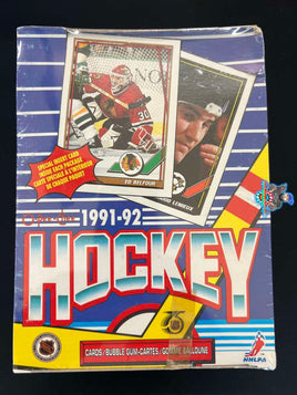 1991-92 O-Pee-Chee NHL Hockey Sealed Box 36 Packs