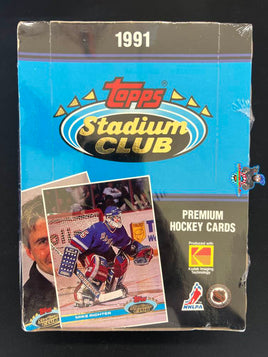 1991-92 Topps Stadium Club NHL Hockey Sealed Box 36 Packs