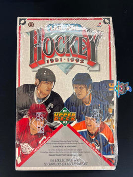 1991-92 Upper Deck Low Series Bilingual NHL Hockey Factory Sealed Wax Box
