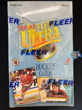 1992-93 Fleer Ultra NHL Hockey Factory Sealed Box 36 Packs from MaxWaPax.com