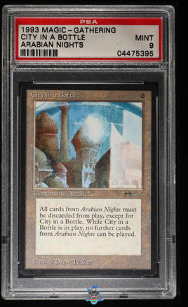 1993 Magic the Gathering City in a Bottle Arabian Nights #2 PSA 9 04475395