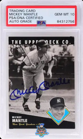 1994 Mickey Mantle PSA 10 U.D. Autograph #100