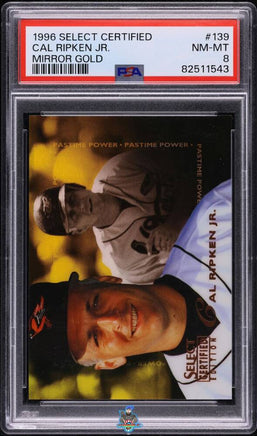 1996 Cal Ripken Jr. PSA 8 Select Certified Mirror Gold #139