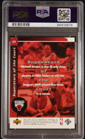 1998 Michael Jordan PSA 10 U.D. Ovation Superstars of the Court #C1