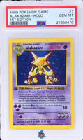 1999 Pokemon Base Set 1st Edition Alakazam Holo #1 PSA 10 21350470