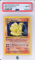 1999 Pokemon Base Set 1st Edition Holo Thin Stamp Ninetales #12 PSA 10 23053825