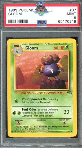 1999 Pokemon Jungle Gloom #37 PSA 9 65170219