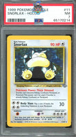 1999 Pokemon Jungle Snorlax-Holo #11 PSA 7 65170214