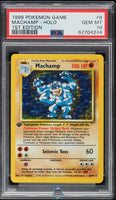 1999 Pokemon Machamp Holo 1st Edition #8 PSA 10 62704244