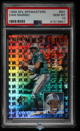 1999 Dan Marino PSA 10 SPx SPXMasters #M1