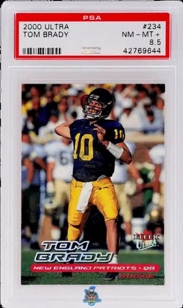 2000 Tom Brady PSA 8.5 Fleer Ultra #234