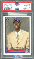 2003 Chris Bosh PSA 10 Topps 1st Ed #224