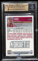 2003 Topps Chrome Refractor LeBron James Rookie BGS 10 0006297385