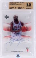 2005 Michael Jordan BGS 9.5 9 UD Trilogy Auto Focus On Card Auto #AFMJ