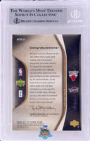 2006 SP Game Used Authentic Fabrics Dual Patches Autographs Michael Jordan/Lebron James #JJ BGS 8 0015629427