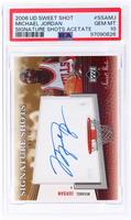 2006 Michael Jordan PSA 10 UD Sweet Shot Auto Shot Acetate #SSAMJ /25