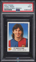 2007 Lionel Messi PSA 9 Super Futbol Mexico #15