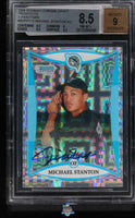 2008 Michael Stanton BGS 8.5 9 Bowman Chrome DP and Pros Xfractor Auto /225