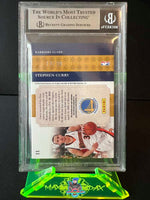 2009 Panini National Treasures Stephen Curry NBA Dual Gear Rookie Auto #11 13 of 30 BGS 8.5 0016350290